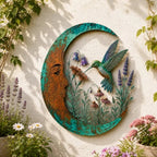 🌙Enchanted Moon Garden Wall Art – Nature-Inspired Outdoor Decor