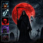 Plug-and-Play HD Halloween Horror Projector