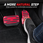 2PCS NonSlip Universal Automatic Foot Brake Gas Cover Pad Pedal Accessories Car