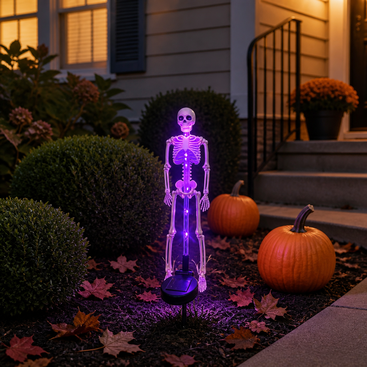 Ηλιακός σκελετός διακοσμητικό κήπου για το Halloween