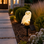 Solar Light-Up Owl Garden Stake