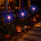 200-LED Solar Firework Garden Stake Light