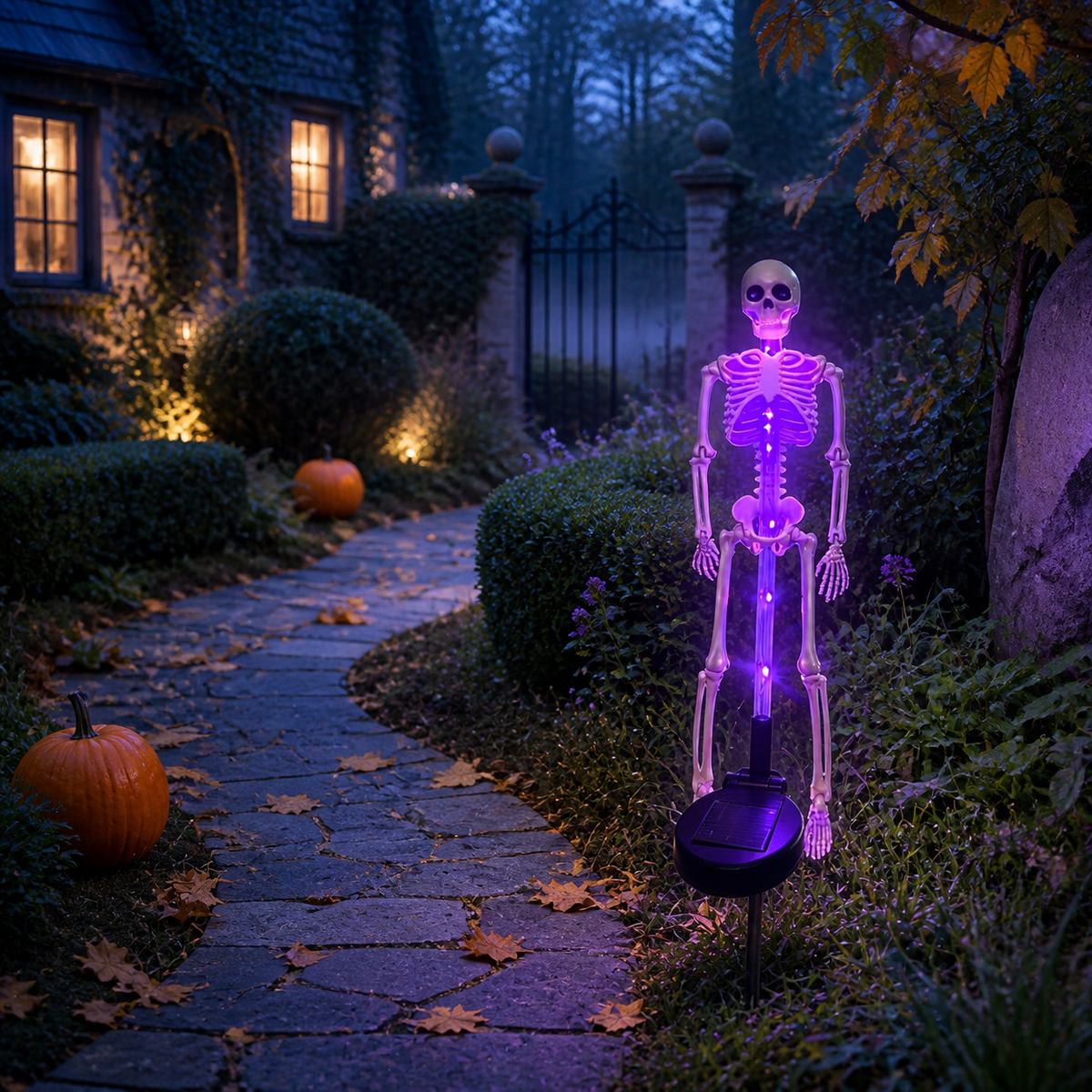 Ηλιακός σκελετός διακοσμητικό κήπου για το Halloween