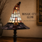🔥Hot Sale - 40% OFF🔥 –Vintage Witch Hat Table Lamp – USB-Powered Resin Accent Light, 2 Sizes