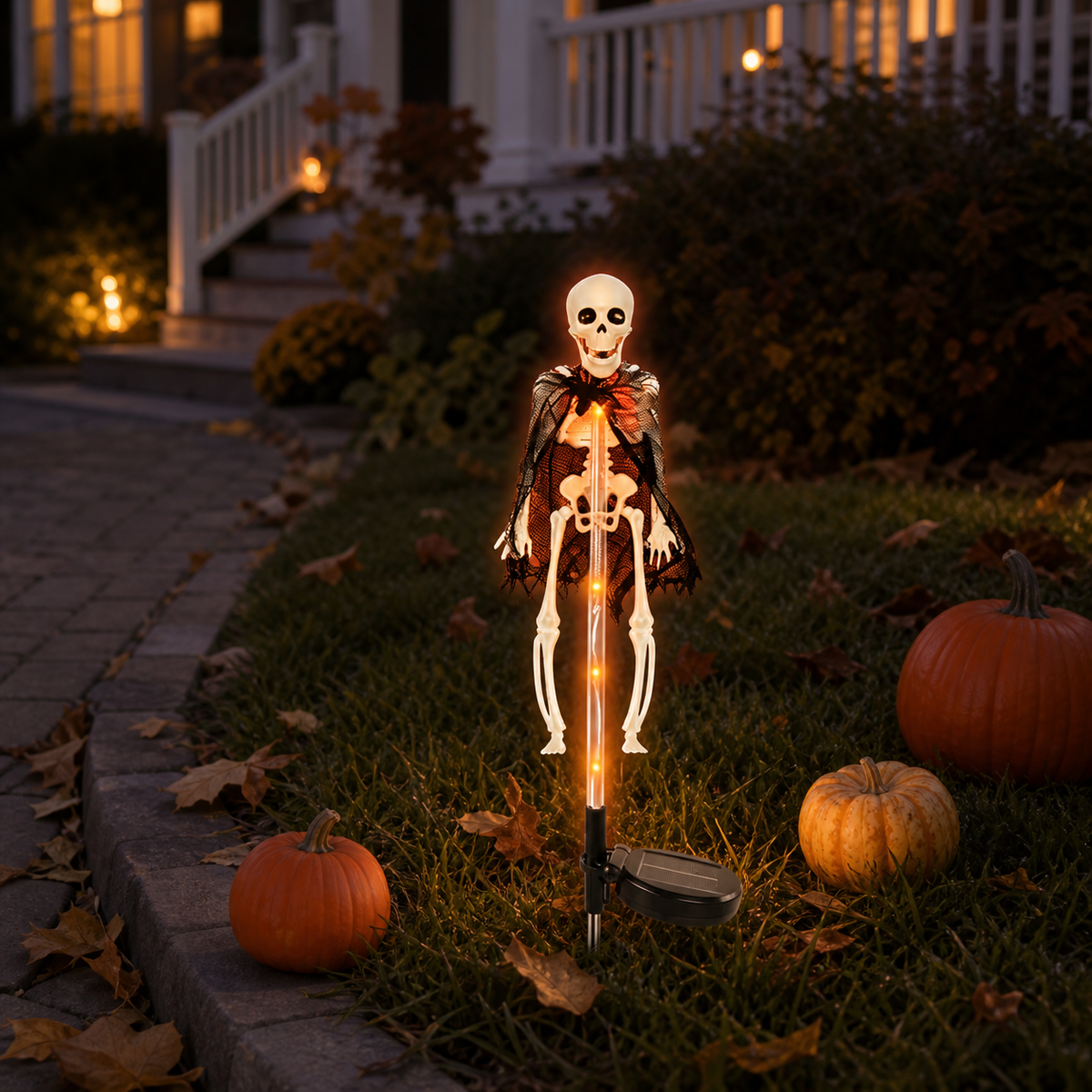 Ηλιακός σκελετός διακοσμητικό κήπου για το Halloween