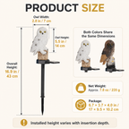 Solar Light-Up Owl Garden Stake