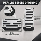 2PCS NonSlip Universal Automatic Foot Brake Gas Cover Pad Pedal Accessories Car