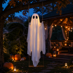 Remote-Controlled LED Hanging Ghost Swing