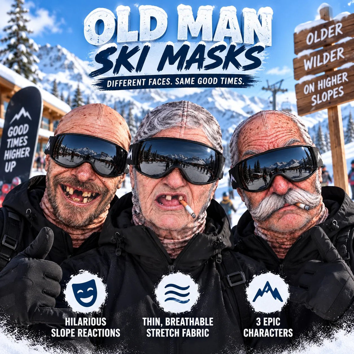 Funny Ski Mask - Best Gifts For Ski Lovers - Born For The Slopes