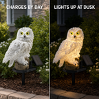Solar Light-Up Owl Garden Stake