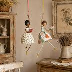🚚✨ FREE SHIPPING! 💃 Add a Twirl to Your Décor! Whimsical Dancing Lady Hanging Ornament