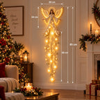 🔥Angel Blessing Starfall Wall LightTM – Heavenly Christmas Wall Decor