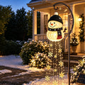 🎄49.99% OFF🎄 Snowman Magic Fountain™-Flowing Snowflake LED Christmas Garden Light❄️