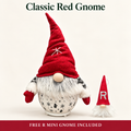 Free Shipping 🎄 Light-Up Christmas Gnome & Snowman Decor + Free R Mini Gnome