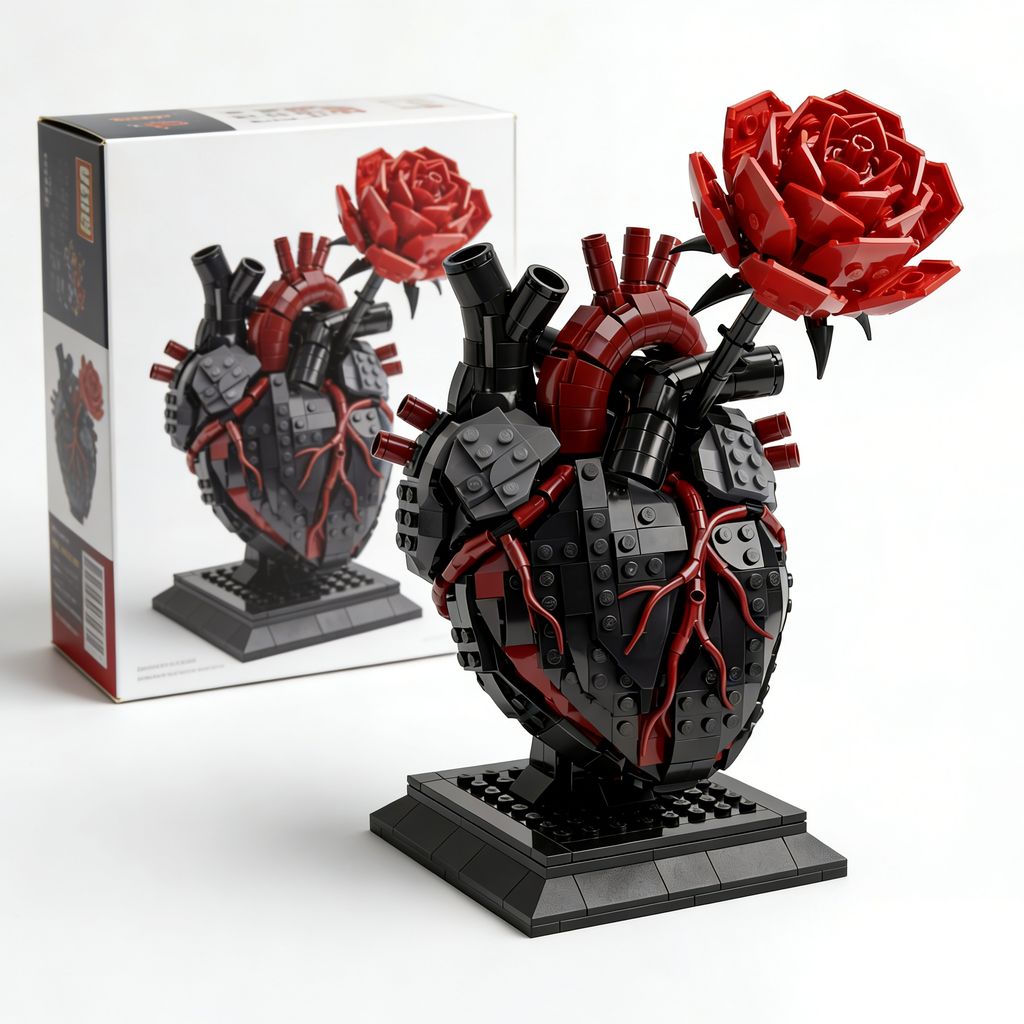🚚 Free Shipping |🌹🖤Midnight Rose – 2026 Gothic Limited Edition Brick Set