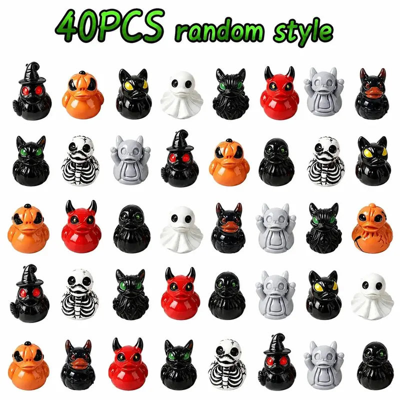 👻 50% OFF + FREE SHIPPING | Spooky Resin Ducks – Mini Halloween Figurines