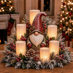 🌲Early Christmas Promotion 49% OFF🌲Christmas Lighted Centerpiece with Flameless Candle Glow