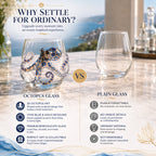 🚚📦 Free Shipping 🎁The Perfect Beach House Gift🌊3D Ocean Animal Artisan Glassware Collection