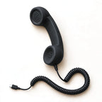 ✅Free Shipping📞DialBop Retro Phone Handset, Coiled Cord, 3 Colors, USB-C / Lightning / 3.5mm Option