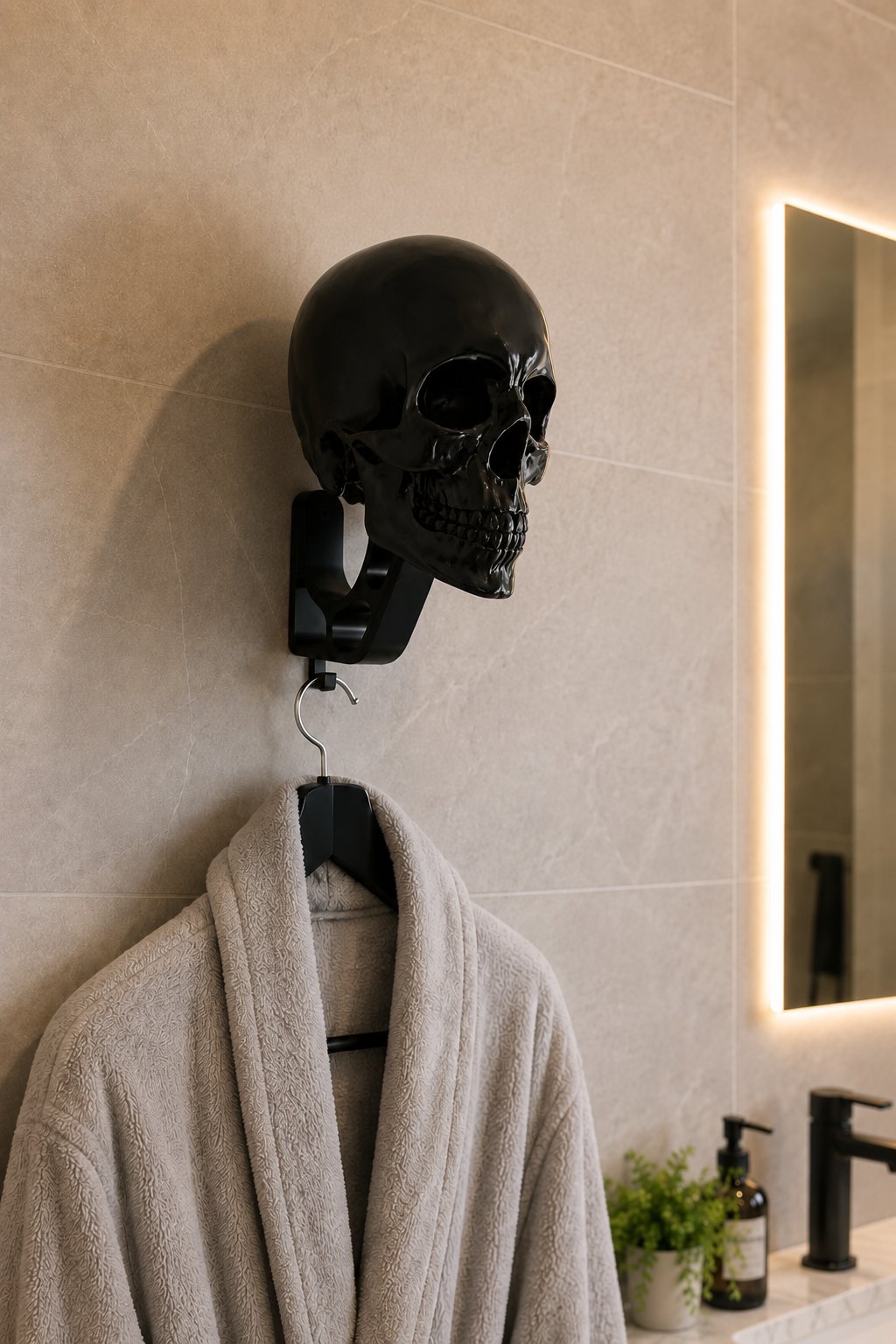 Black Knight Skull Helmet Stand 🔥  FREE SHIPPING