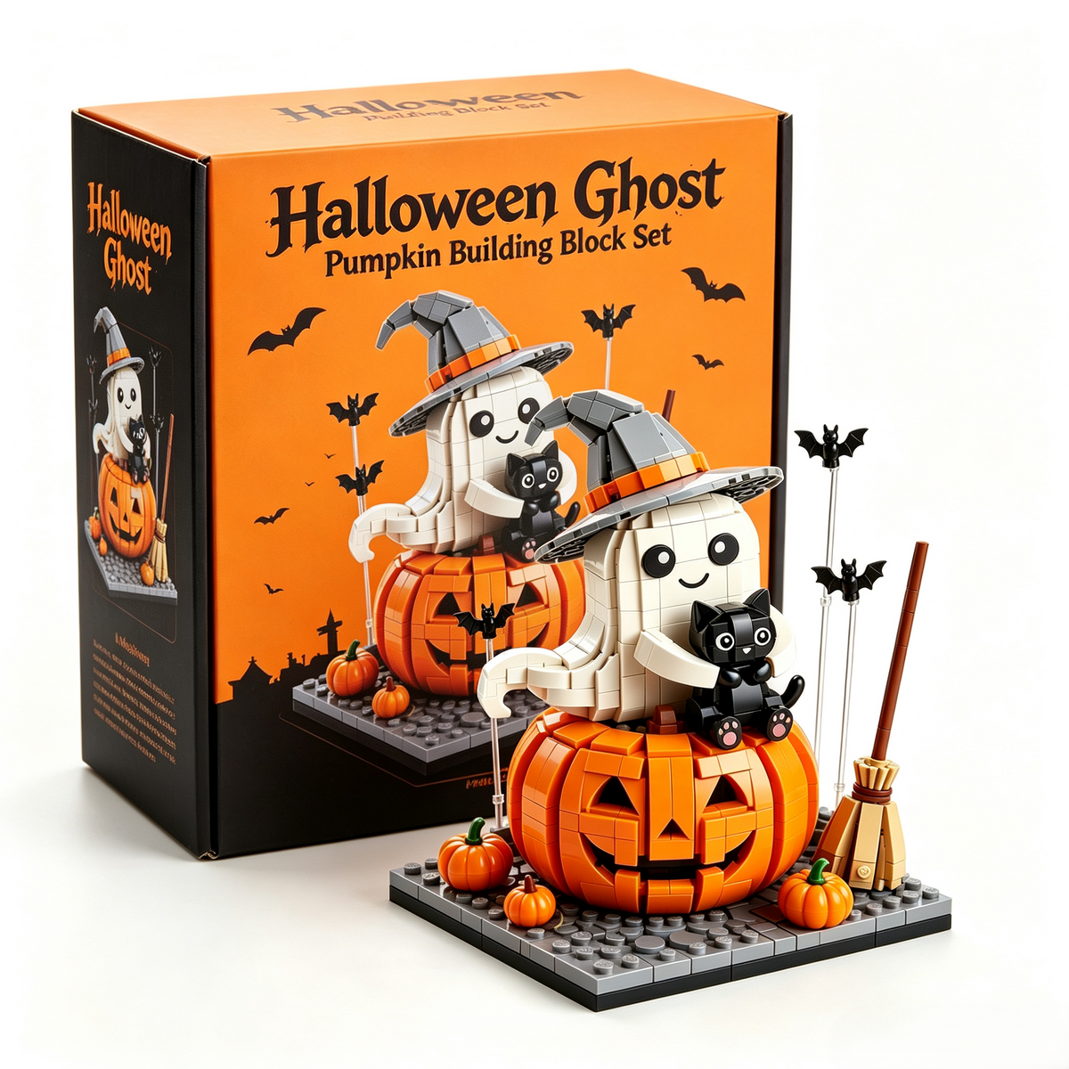 🚚 Free Shipping | Halloween Ghost Pumpkin Building Block Set