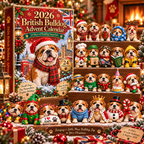 2026 Bulldog Trouble Advent Calendar 🐶🎄 – 24 Days of Bulldog Mischief