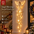 🔥Angel Blessing Starfall Wall LightTM – Heavenly Christmas Wall Decor