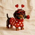 🚚 Free Shipping | 💖 Love Dachshund Brick Set 🐕
