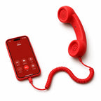 ✅Free Shipping📞DialBop Retro Phone Handset, Coiled Cord, 3 Colors, USB-C / Lightning / 3.5mm Option