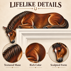 Wooden Horse Door Topper