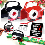 Free Shipping 🎁✨ 2-in-1 Wrapping Paper Cutter & Tape Dispenser, Holiday Gift Wrap Cutting Tool Kit