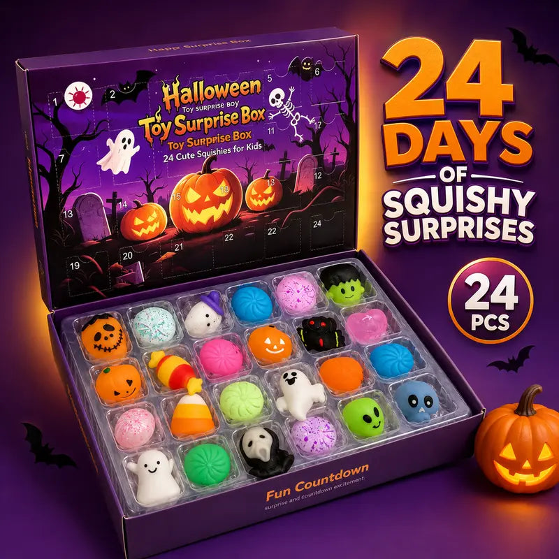 🔥 Last Day: 50% OFF + Free Shipping! 🚚 24-Day Halloween Squishy Countdown Box 🎃