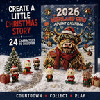 Free Shipping 🎄🐄 2026 Highland Cow Advent Calendar, 24 Days Christmas Countdown, Collectible Figures Gift