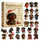 ✅Free Shipping🎄Dachshund Advent Calendar 2026, 24 Days Christmas Countdown, Dog Lover Gift