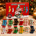 Free Shipping 🧦 Christmas Sock Advent Calendar – 12 Pairs