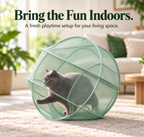 🔥New Portable 360° Cat Playpen – Their Safe Little Space Anywhere