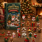 ⏳ Last day to save 49% – 🎄 24-Day Mini Christmas Ornament Advent Calendar | 24 unique festive buildable designs with hanging loops—perfect for decorating Christmas trees, wreaths, and holiday displays 🧱