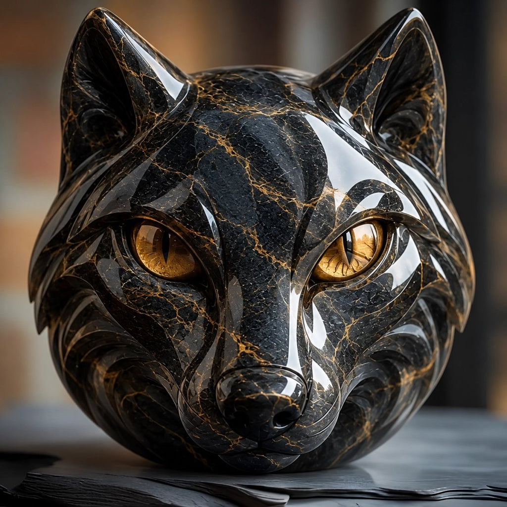 🔥Luxury Guardian Animal Stone Sculpture- ✨Elegant Home Décor & Gift-Ready Art Piece