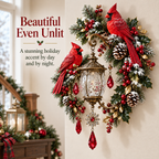 🔥Last Day 49% OFF🔥Cardinal Christmas Lantern Glow™ – Lighted Holiday Wall Decor