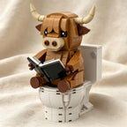 🚚 Free Shipping | Scottish Highland Cow Brick Figure Collection