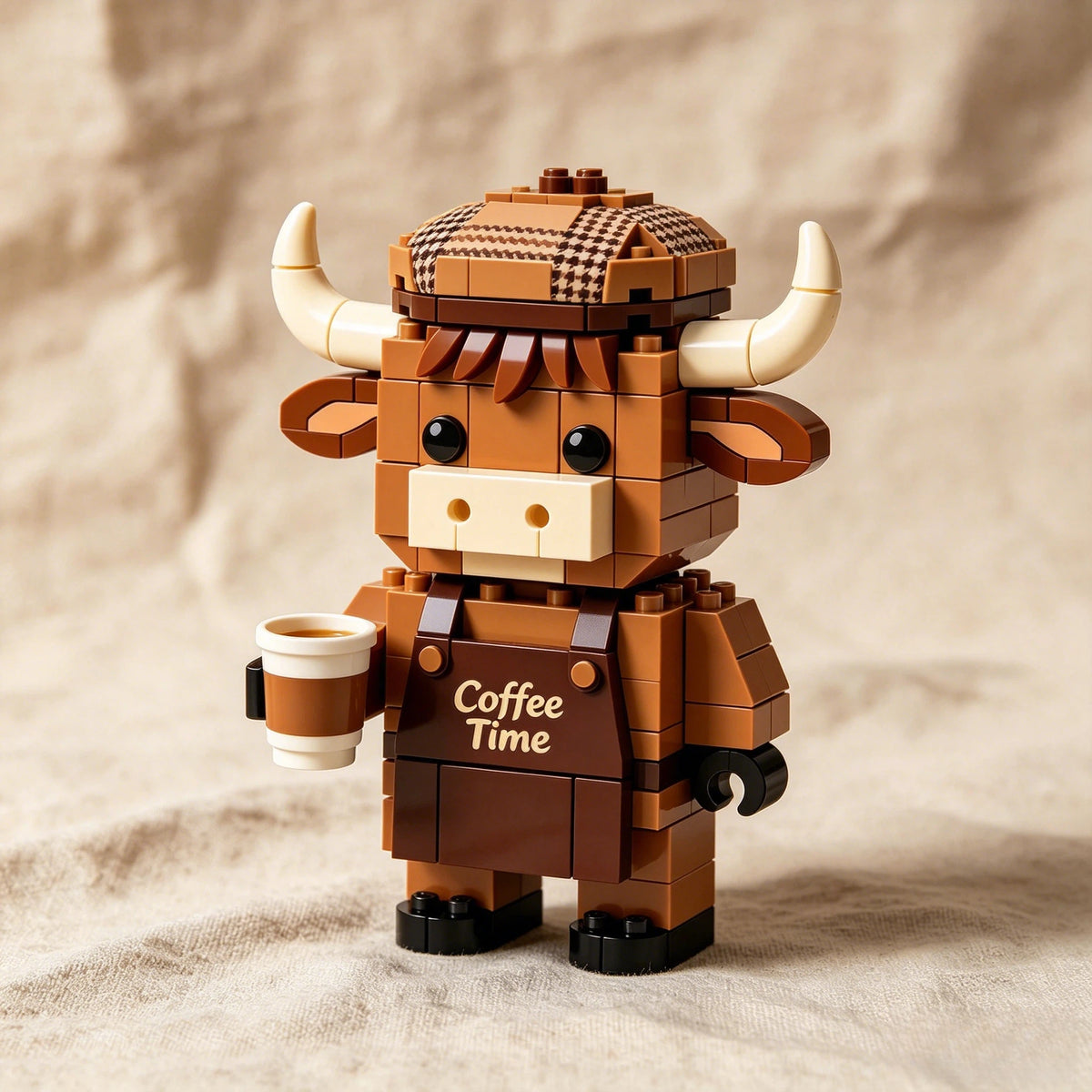 🚚 Free Shipping | Scottish Highland Cow Brick Figure Collection