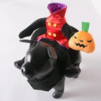 Free Shipping | 🎃 Halloween Vampire Rider Dog Costume – Funny Carry-Me Pet Outfit