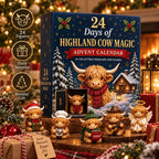 Free Shipping 🐮 24-Day Highland Cow Advent Calendar