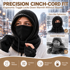 49% OFF! 🔥3-in-1 Warm Winter Sherpa Hood – Face & Neck Protection