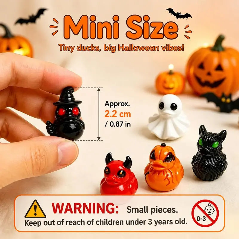 👻 50% OFF + FREE SHIPPING | Spooky Resin Ducks – Mini Halloween Figurines