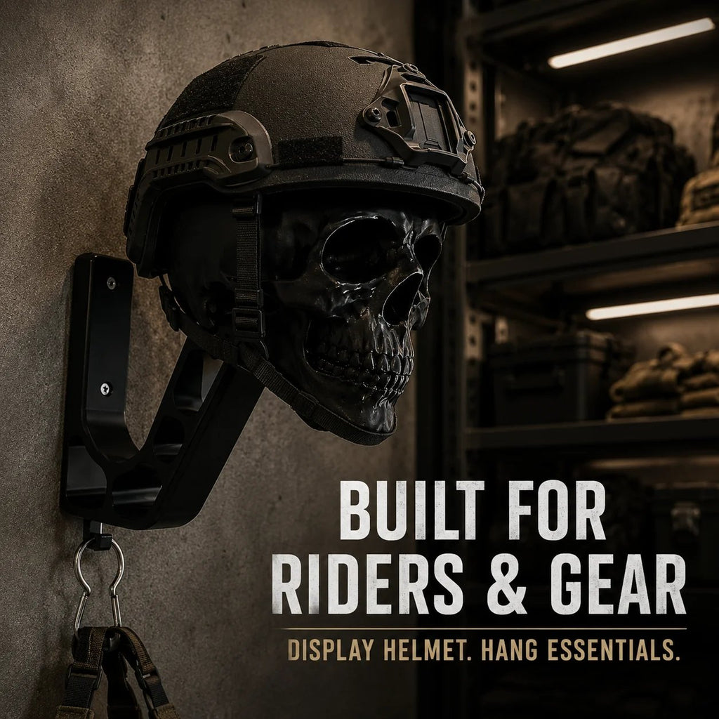 Black Knight Skull Helmet Stand 🔥  FREE SHIPPING