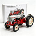 🚚 Free Shipping |🔥Last Day 70% off🚜🌾Vintage Farm Tractor Brick Set – 1940s Classic Red & Gray Collector Edition