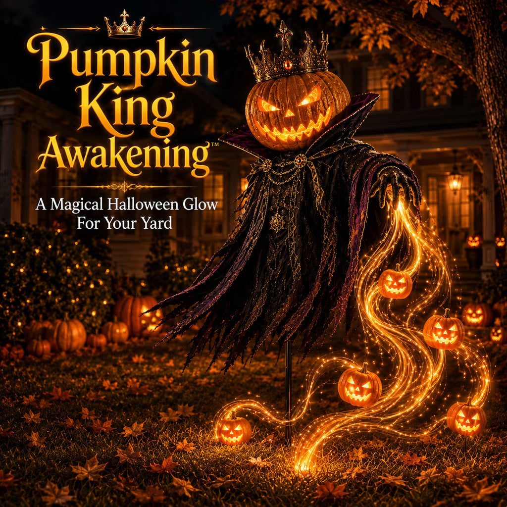 🎁Today 49% OFF🎁🎃Pumpkin King Awakening™ – Flowing LED Halloween Yard Light