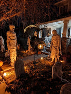 💀 Ghostface Grim Reaper Solar Garden Lantern