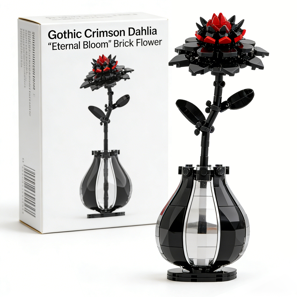 🚚 Free Shipping |🌹🖤Midnight Rose – 2026 Gothic Limited Edition Brick Set